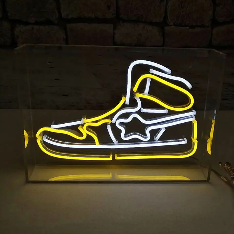 LED Sneaker Neon Sign: A Glowing Delight