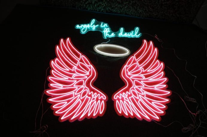 Custom LED Neon Sign Wings