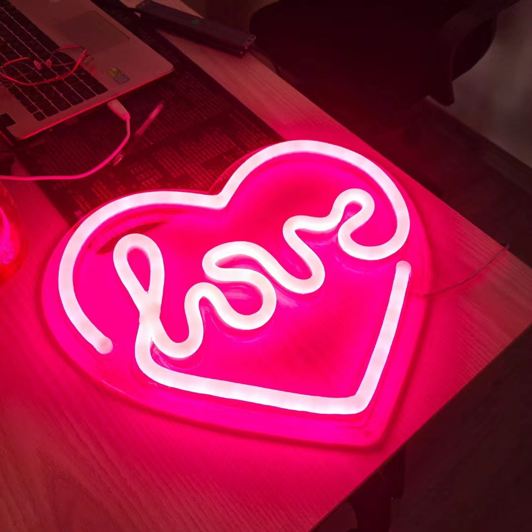 Shine Bright with the Love Neon Sign