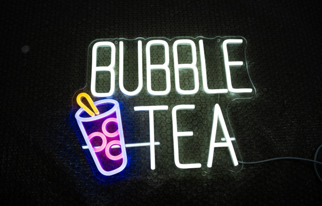 Get ready to satisfy your sweet tooth with the Bubble Tea Neon Sign!