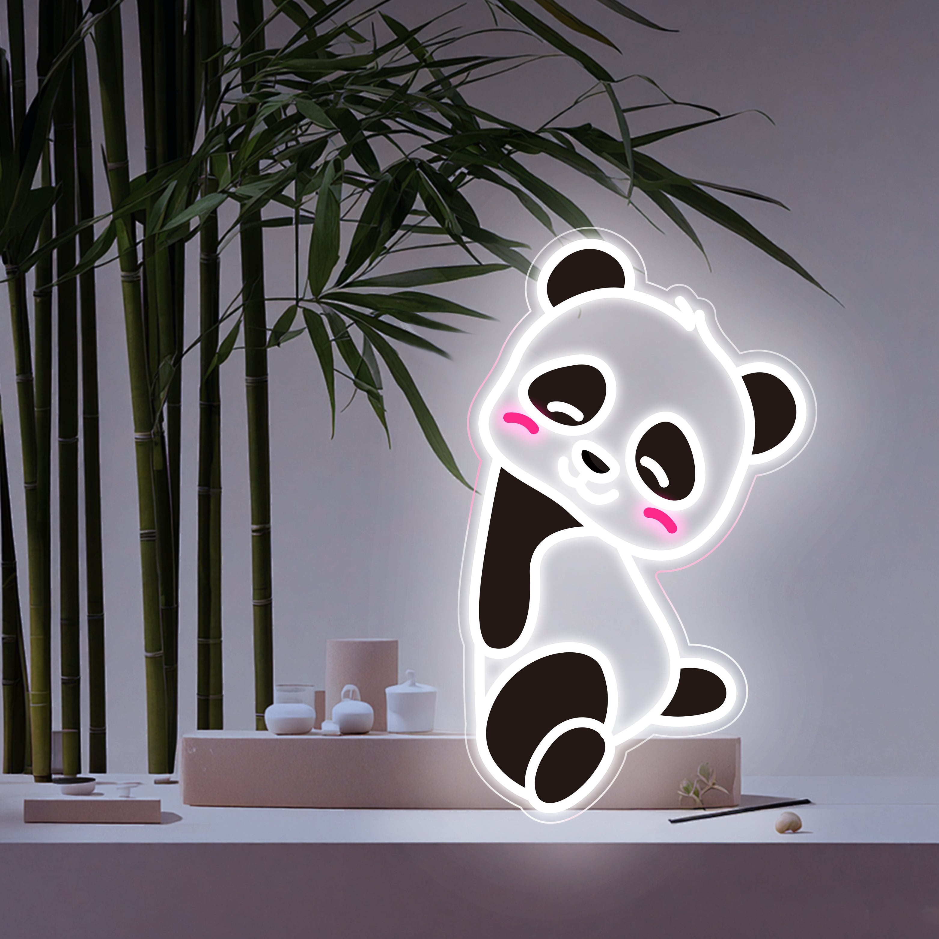 Panda Neon Sign